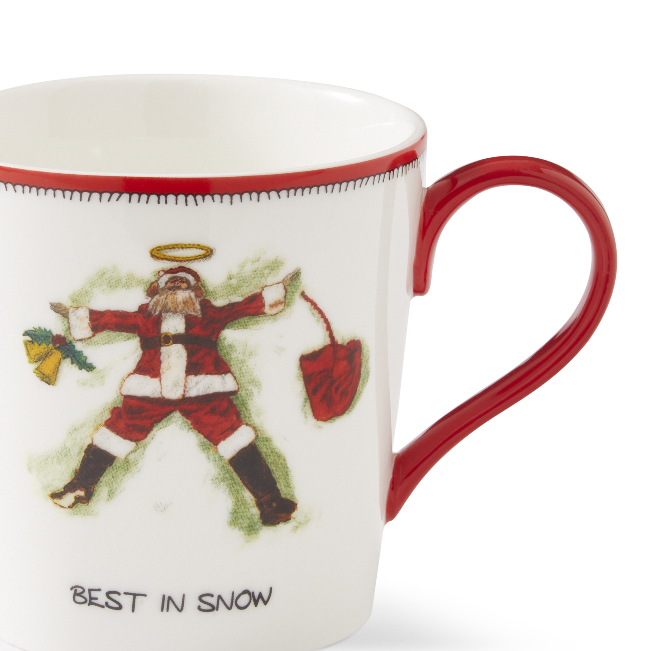 Christmas Doodles Best In Snow Mug image number null